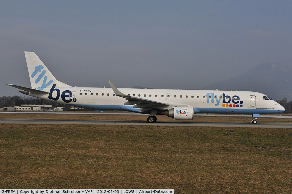G-FBEA, 2006 Embraer 195LR (ERJ-190-200LR) C/N 19000029, Fly Be Embraer 190