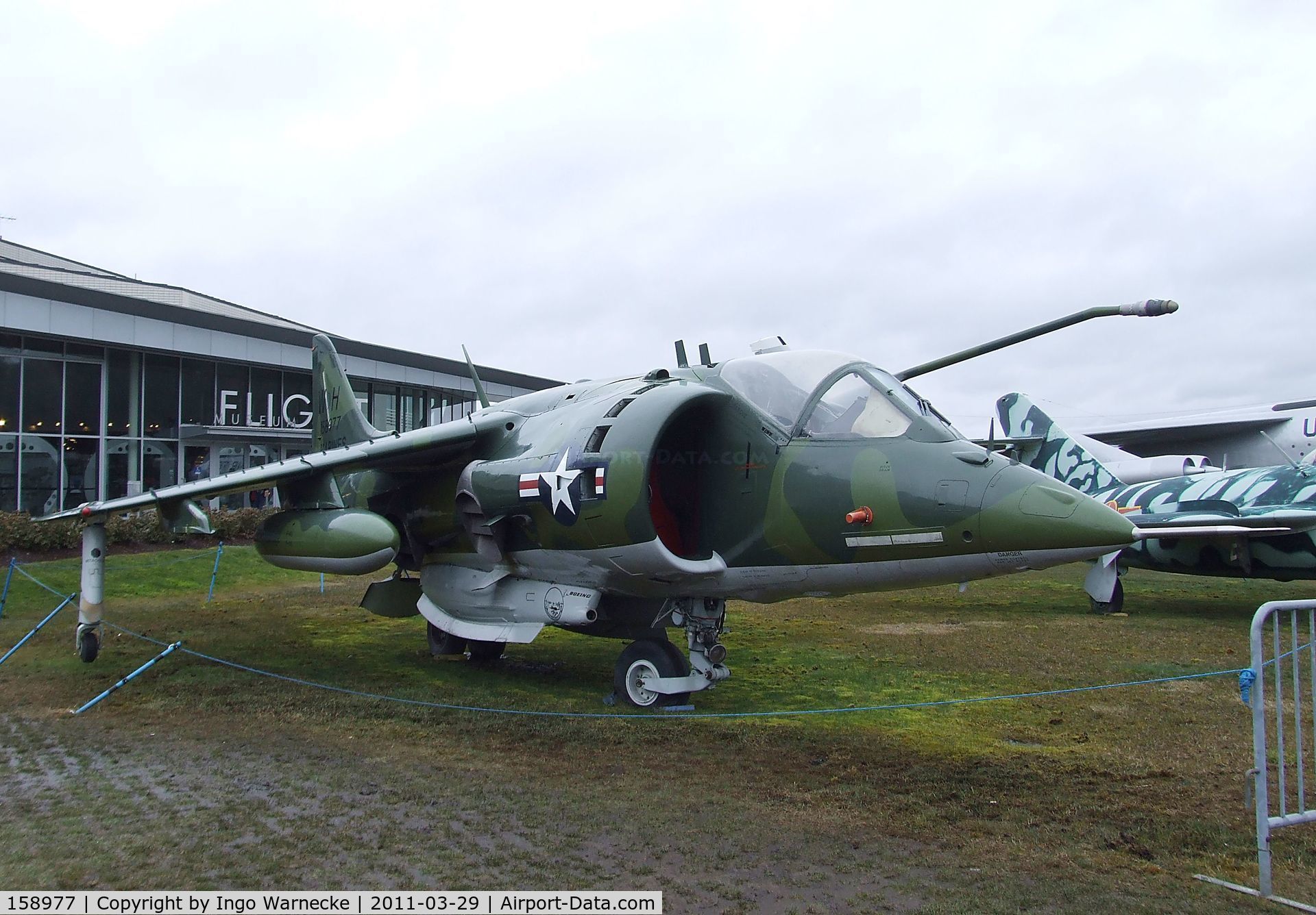 158977, Hawker Siddeley AV-8C Harrier C/N 712138, Hawker Siddeley AV-8C Harrier at the Museum of Flight, Seattle WA