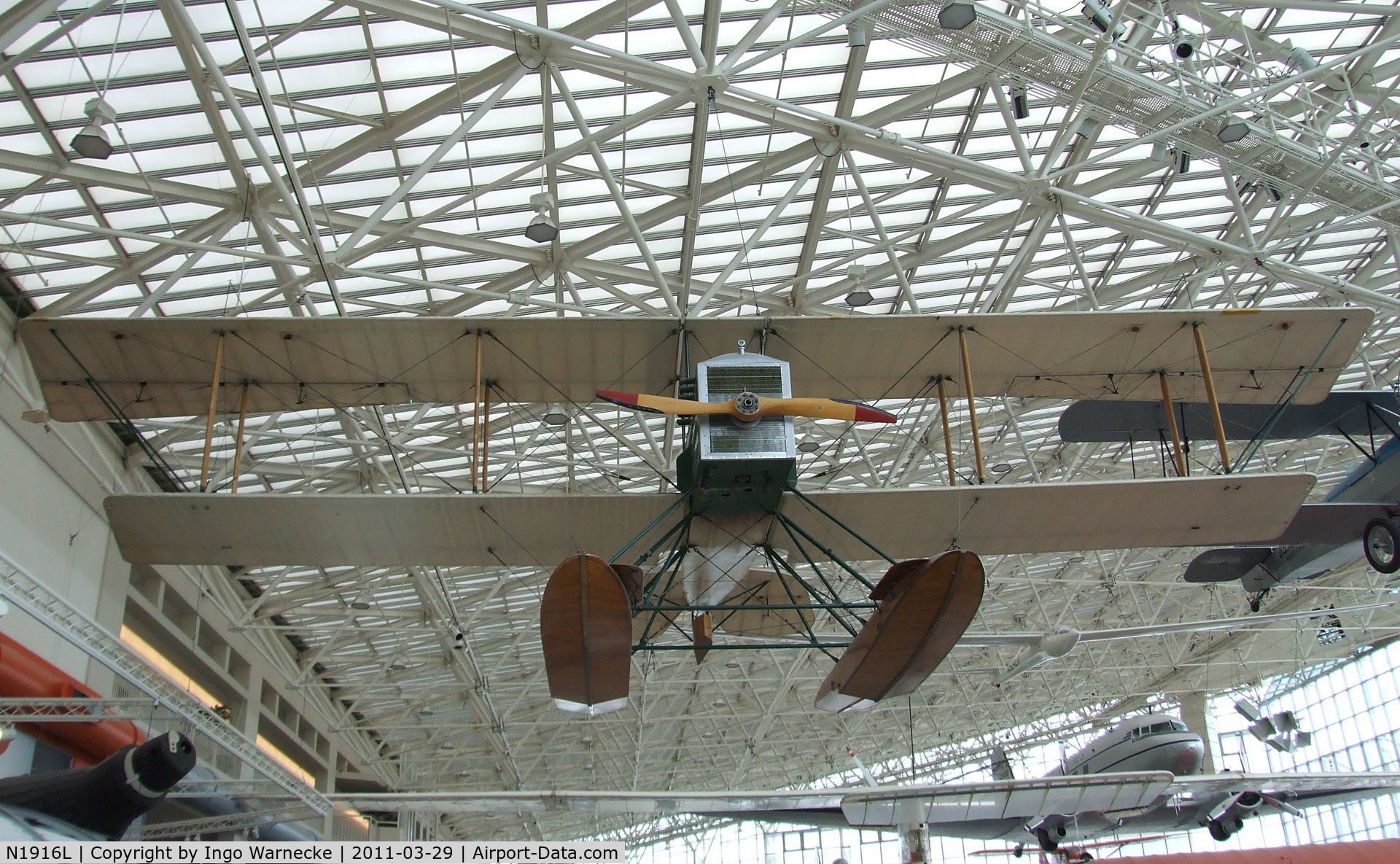 N1916L, 1966 Boeing 1A C/N 1A, Boeing B&W Model 1 replica at the Museum of Flight, Seattle WA