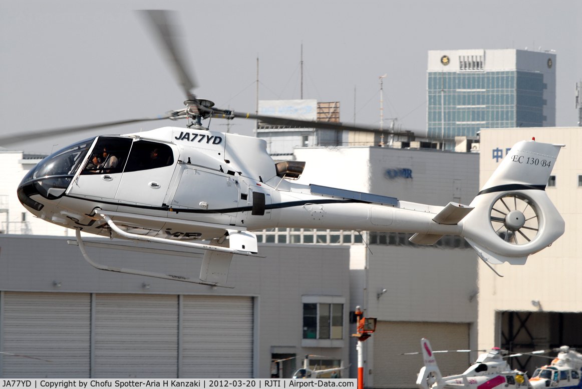 JA77YD, 2007 Eurocopter EC-130B-4 (AS-350B-4) C/N 4241, NikonD200+TAMRON AF 200-500mm F/5-6.3 LD IF