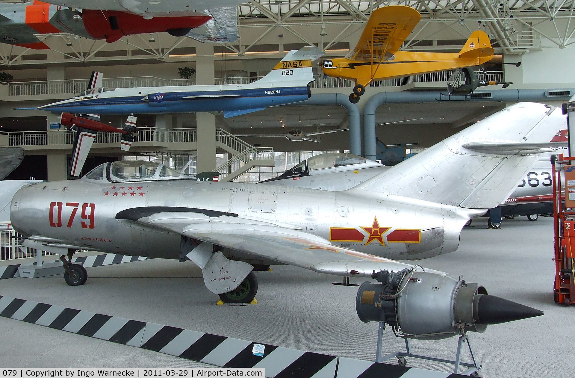 079, Mikoyan-Gurevich MiG-15bis C/N 124079, Mikoyan i Gurevich MiG-15bis FAGOT at the Museum of Flight, Seattle WA