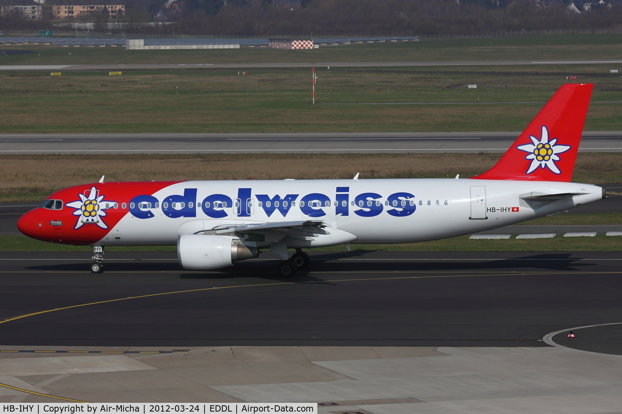 HB-IHY, 1998 Airbus A320-214 C/N 947, Edelweiss Air, Airbus A320-214, CN: 0947, Aircraft Name: Upali