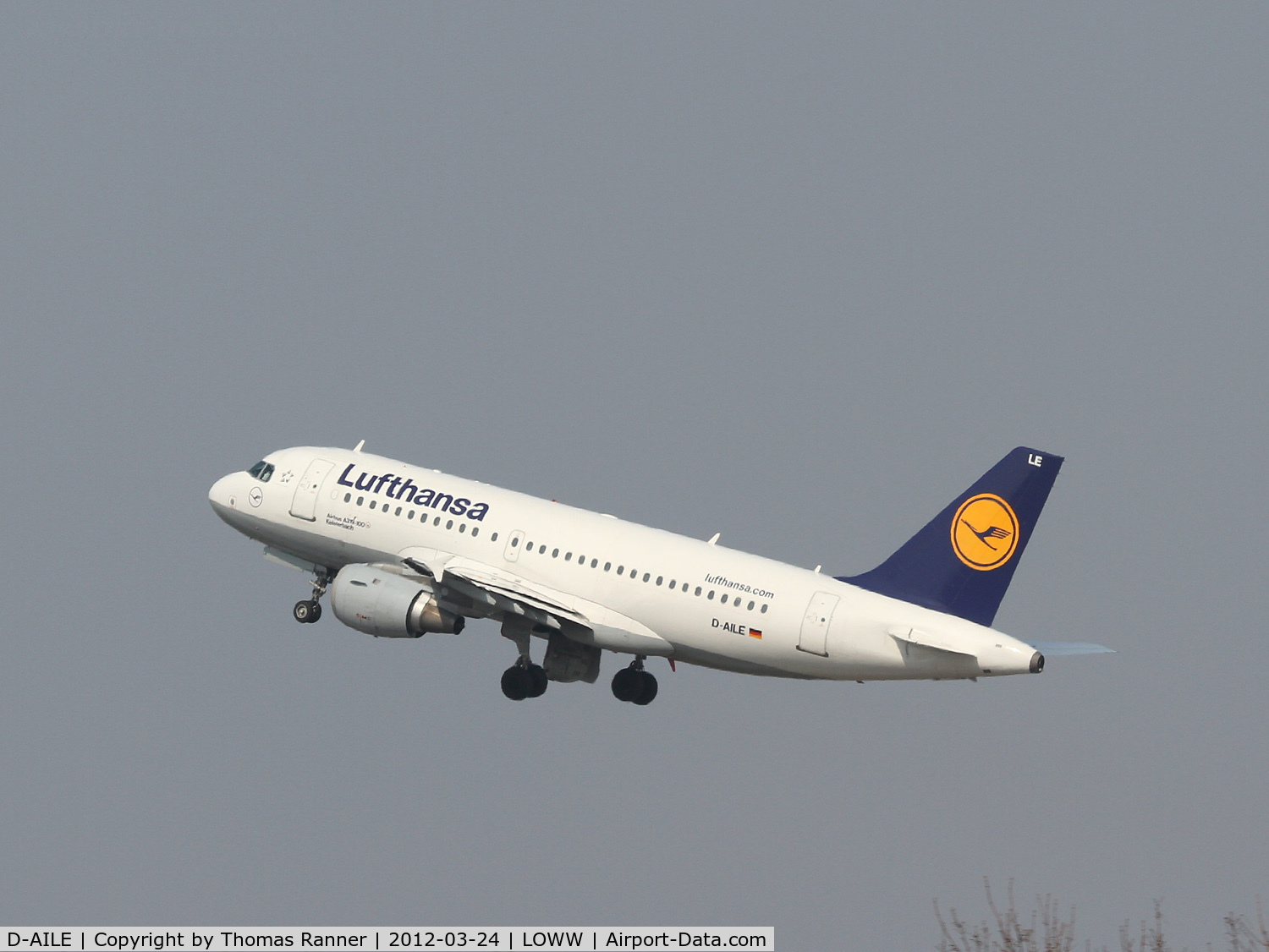 D-AILE, 1996 Airbus A319-114 C/N 627, Lufthansa Airbus A319