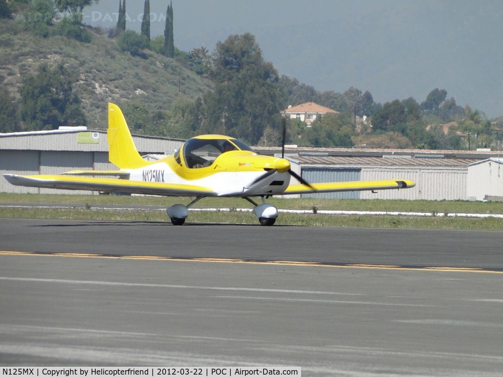 N125MX, 2009 Evektor-Aerotechnik Sportstar Max C/N 2009 1205, Taxiing back on taxiway Sierra