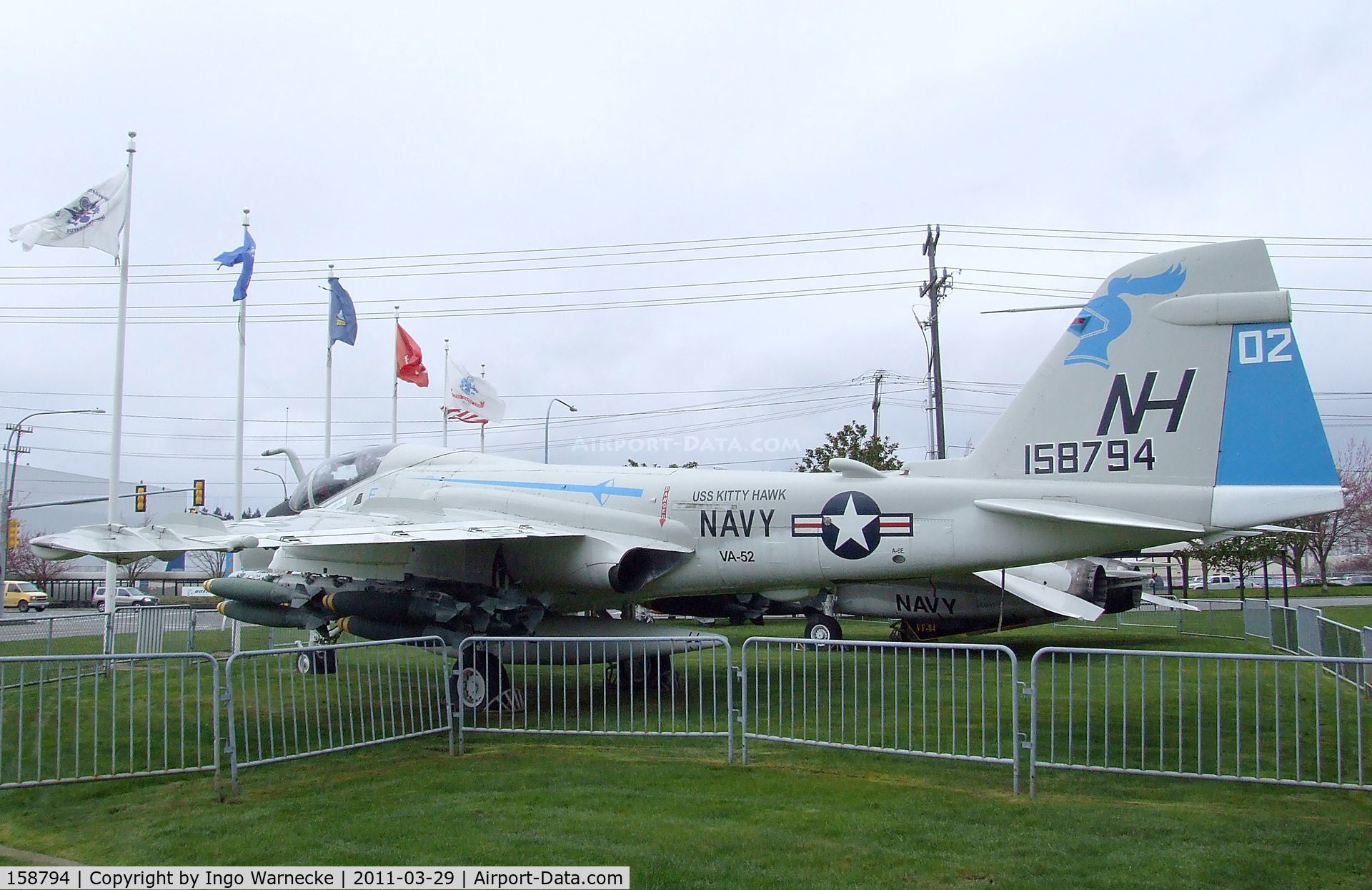 158794, Grumman A-6E Intruder C/N I-530, Grumman A-6E Intruder at the Museum of Flight, Seattle WA