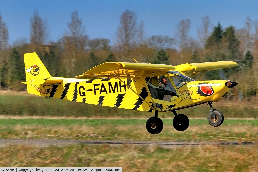 G-FAMH, 1999 Zenair STOL CH-701 C/N PFA 187-13301, Homebuilt and LAA fly in day  Loved the tiger livery