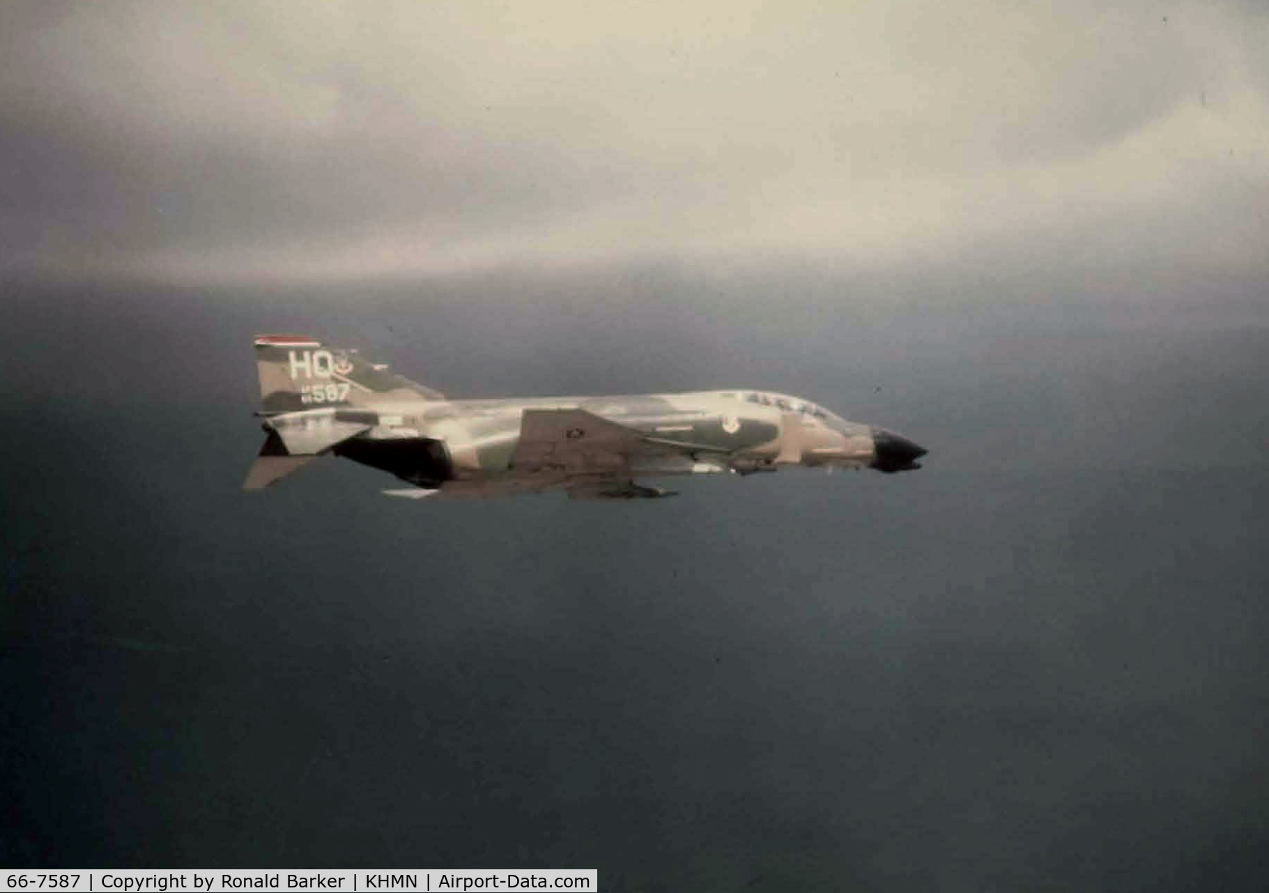 66-7587, 1966 McDonnell F-4D Phantom II C/N 2139, Holloman AFB Aug 1975