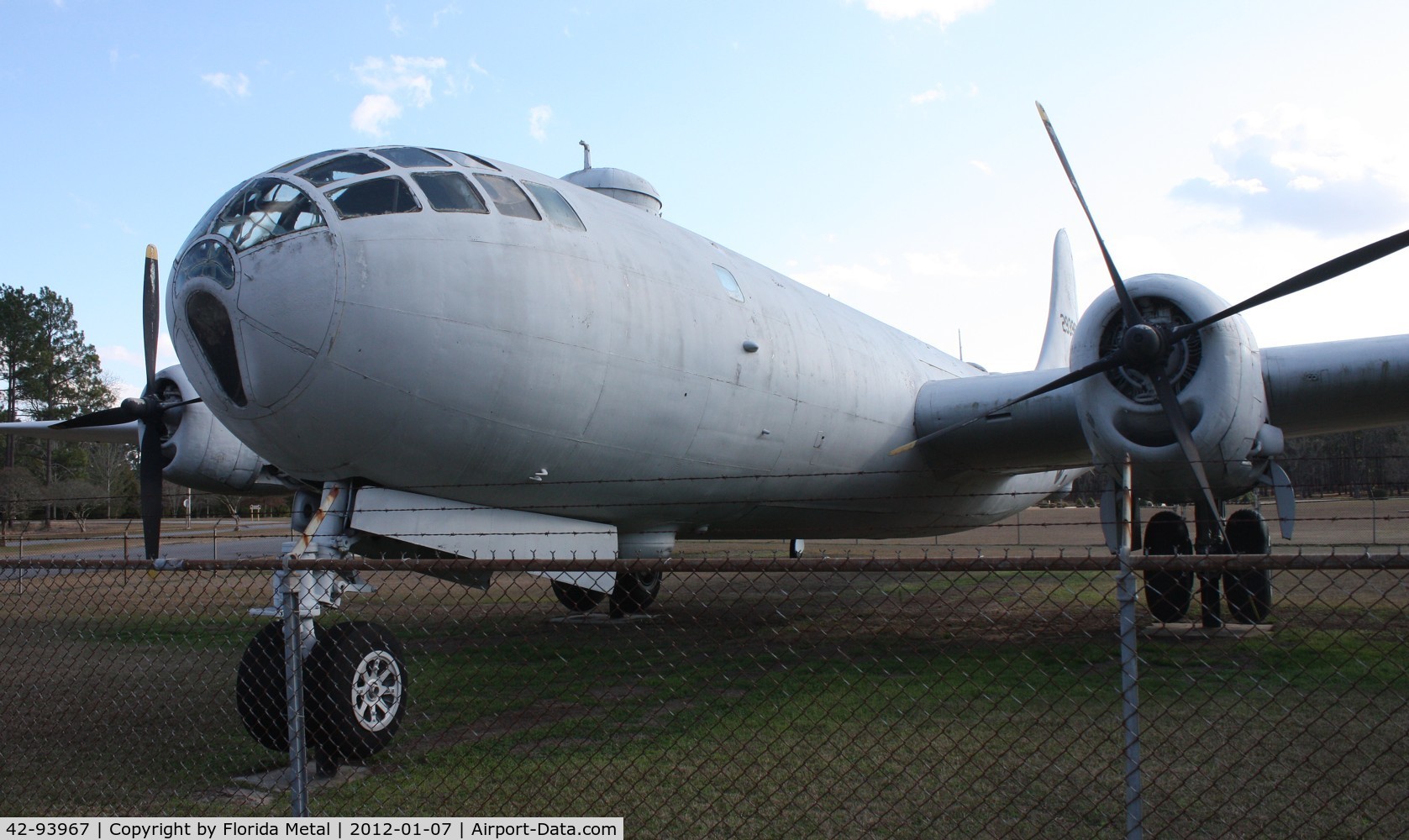 42-93967, 1942 Boeing B-29A Superfortress C/N 7374, B-29A in park near Cordele GA