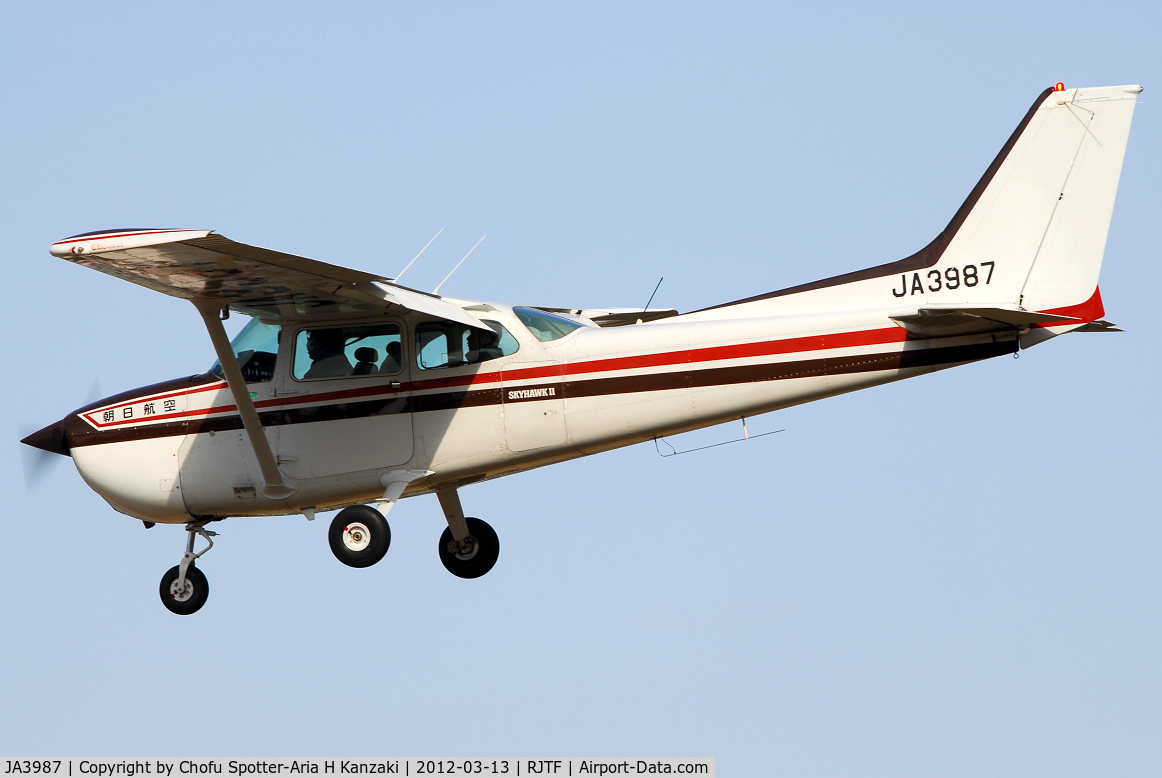 JA3987, 1986 Cessna 172P C/N 17274683, NikonD200+TAMRON AF 200-500mm F/5-6.3 LD IF
