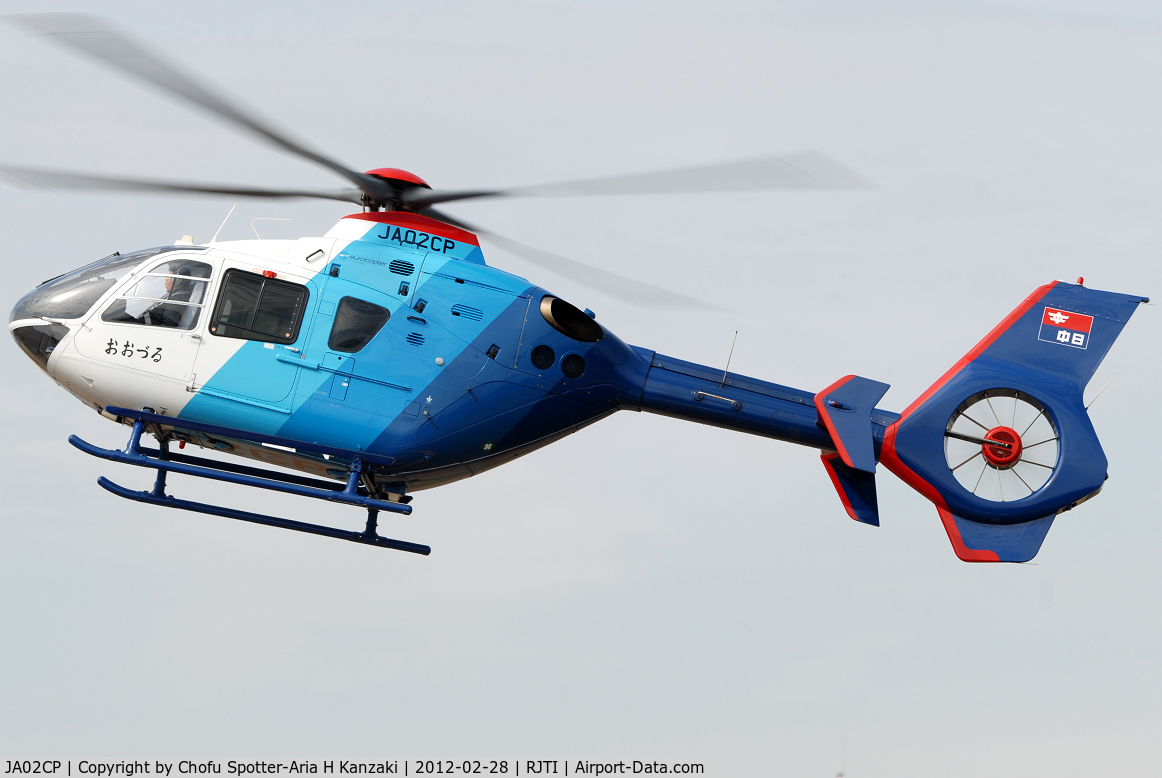 JA02CP, 2002 Eurocopter EC-135P-2 C/N 0247, NikonD200+TAMRON SP AF 70-200mm F/2.8 Di LD [IF]