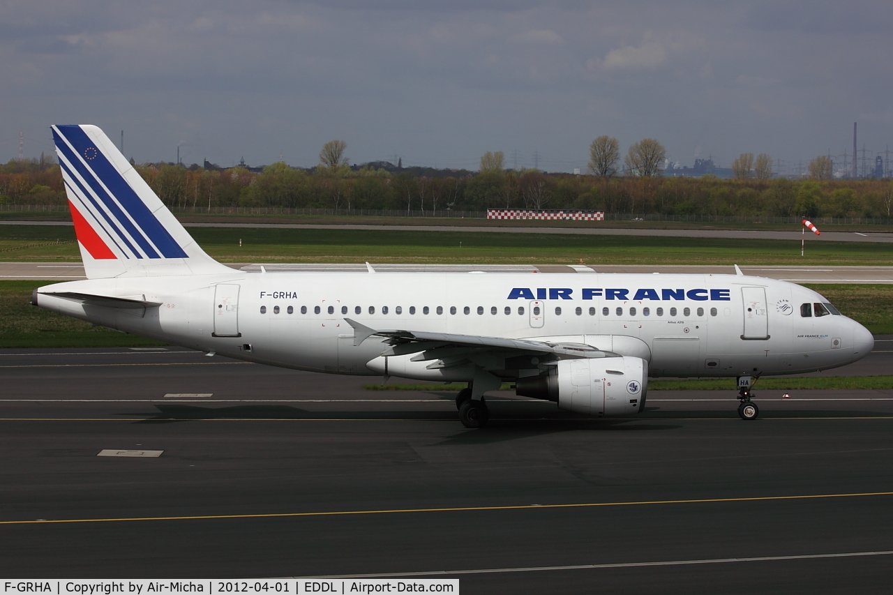 F-GRHA, 1999 Airbus A319-111 C/N 938, Air France, Airbus A319-111, CN: 0938