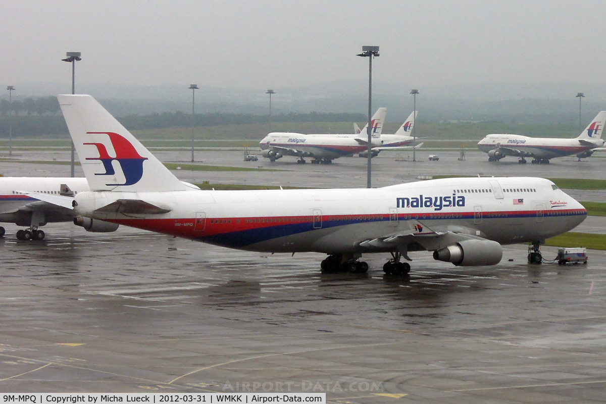 9M-MPQ, 2002 Boeing 747-4H6 C/N 29901, At Kuala Lumpur