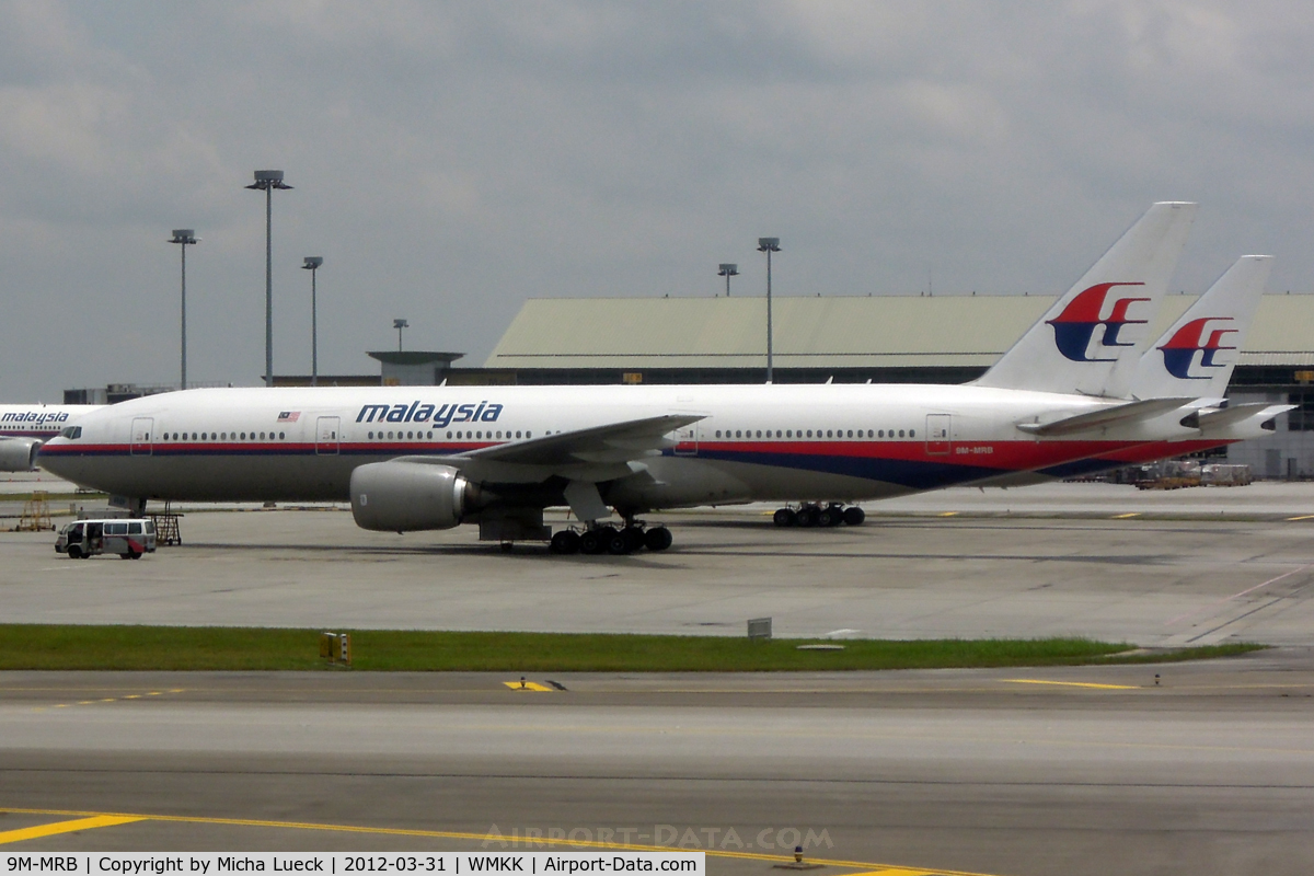 9M-MRB, 1997 Boeing 777-2H6/ER C/N 28409, At Kuala Lumpur