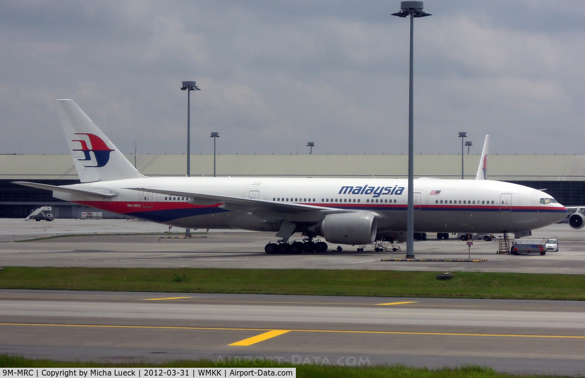 9M-MRC, 1997 Boeing 777-2H6/ER C/N 28410, At Kuala Lumpur