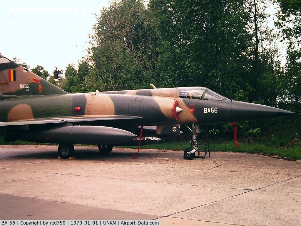 BA-56, Dassault Mirage VBA C/N 56, Photograph by Edwin van Opstal with permission. Scanned from a color slide.