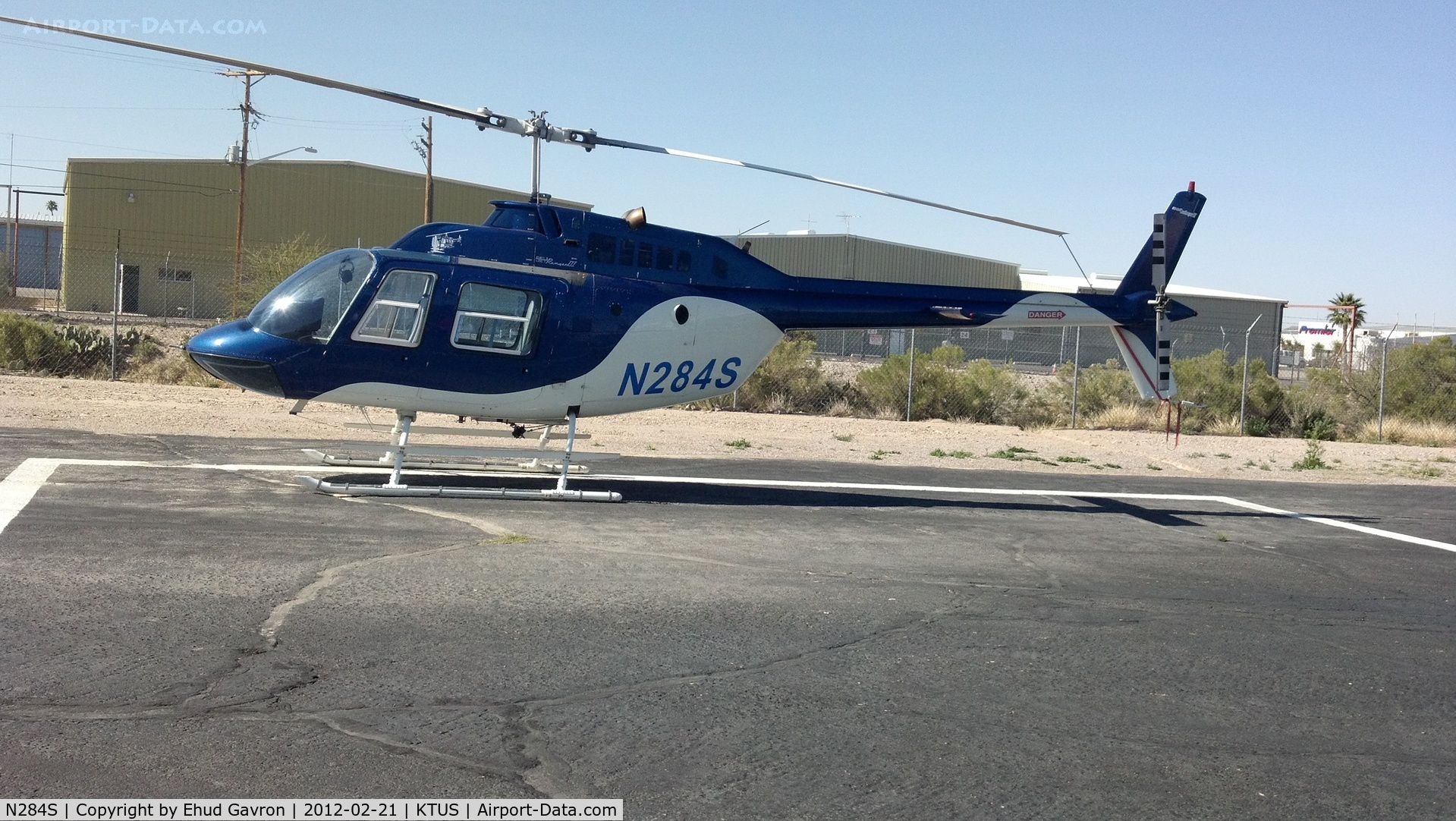 N284S, 1978 Bell 206B JetRanger III C/N 2393, N284S at Southwest Helicopters, Tucson AZ