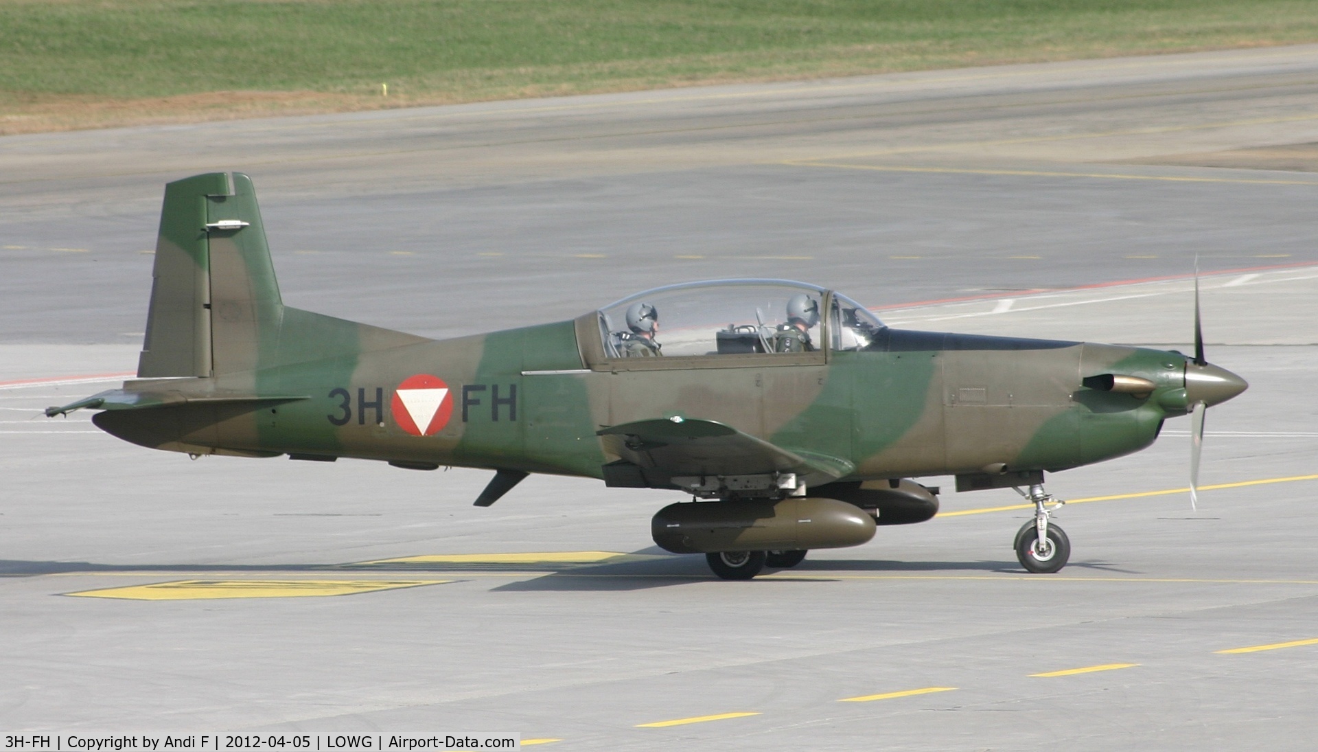 3H-FH, Pilatus PC-7 Turbo Trainer C/N 446, Austrian Airforce PC-7