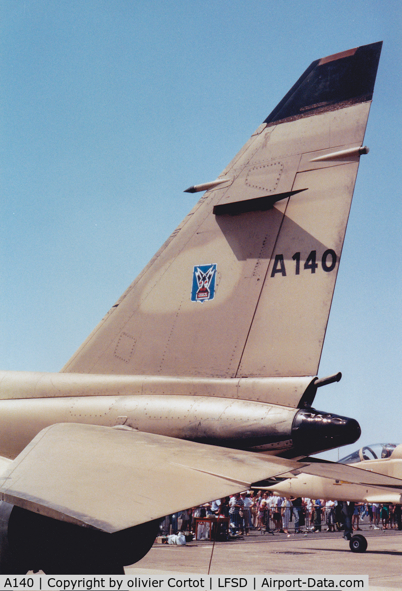 A140, Sepecat Jaguar A C/N A140, Wearing the desert camouflage scheme, just after desert storm, 1992