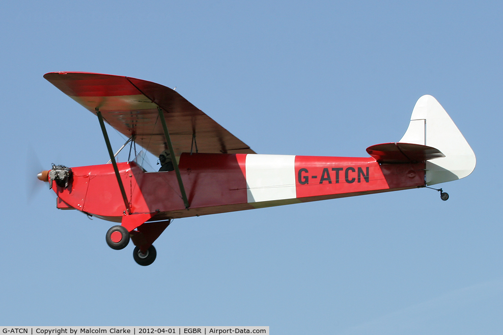 G-ATCN, 1965 Luton LA-4A Minor C/N PAL 1118, Luton LA4A Minor, Breighton Airfield's 2012 April Fools Fly-In.