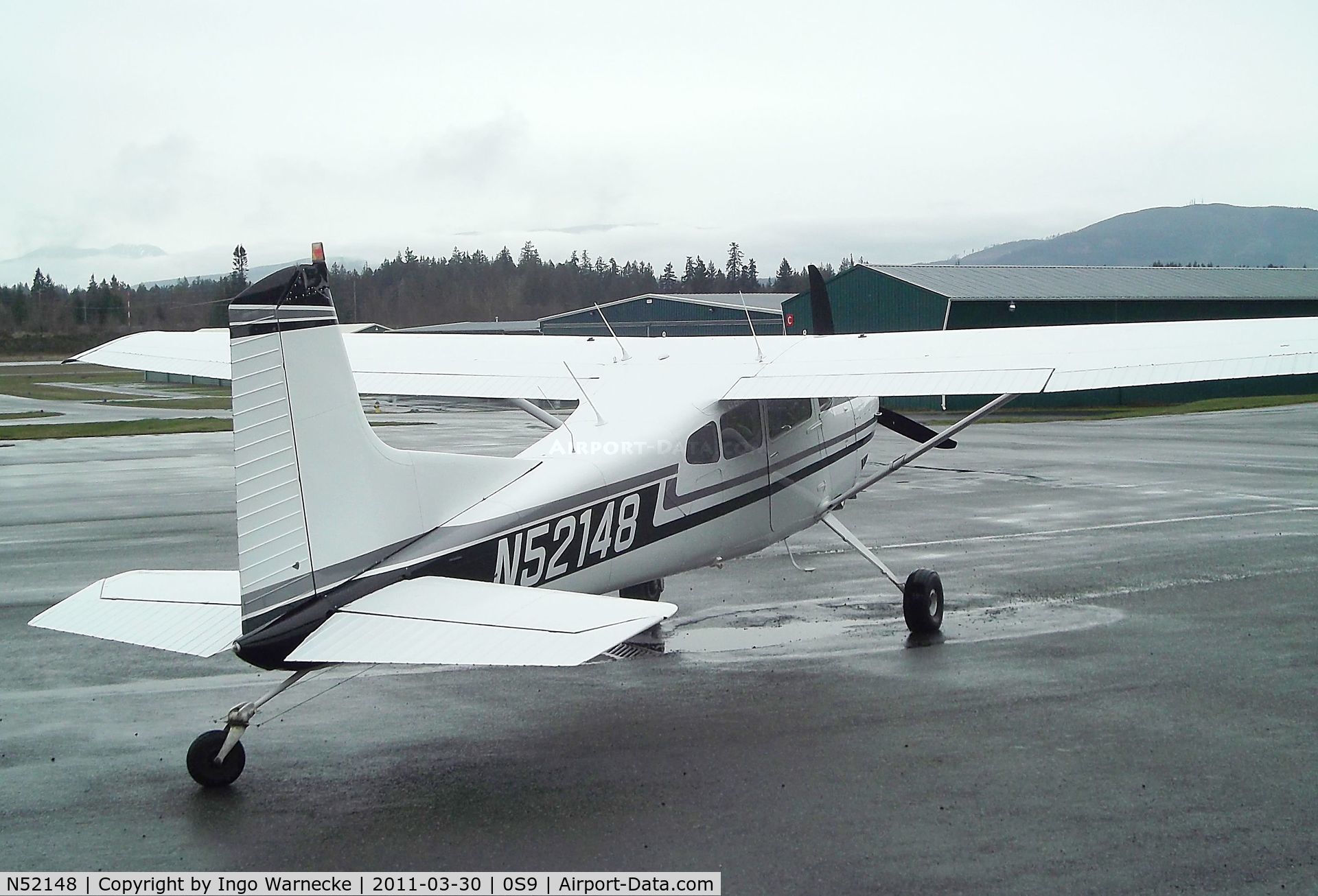 N52148, 1974 Cessna 180J C/N 18052519, Cessna 180J Skywagon at Jefferson County Intl Airport, Port Townsend WA