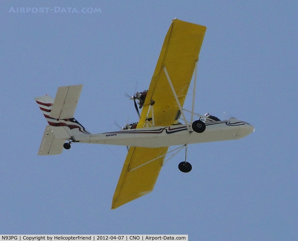 N93PG, 2003 Leza-Lockwood Air Cam C/N AC057, The puilot said he was heading to Santa Paula