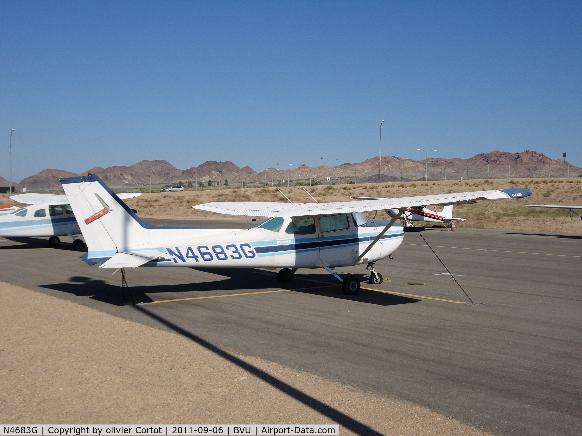 N4683G, Cessna 172N C/N 17273309, Boulder city airport
