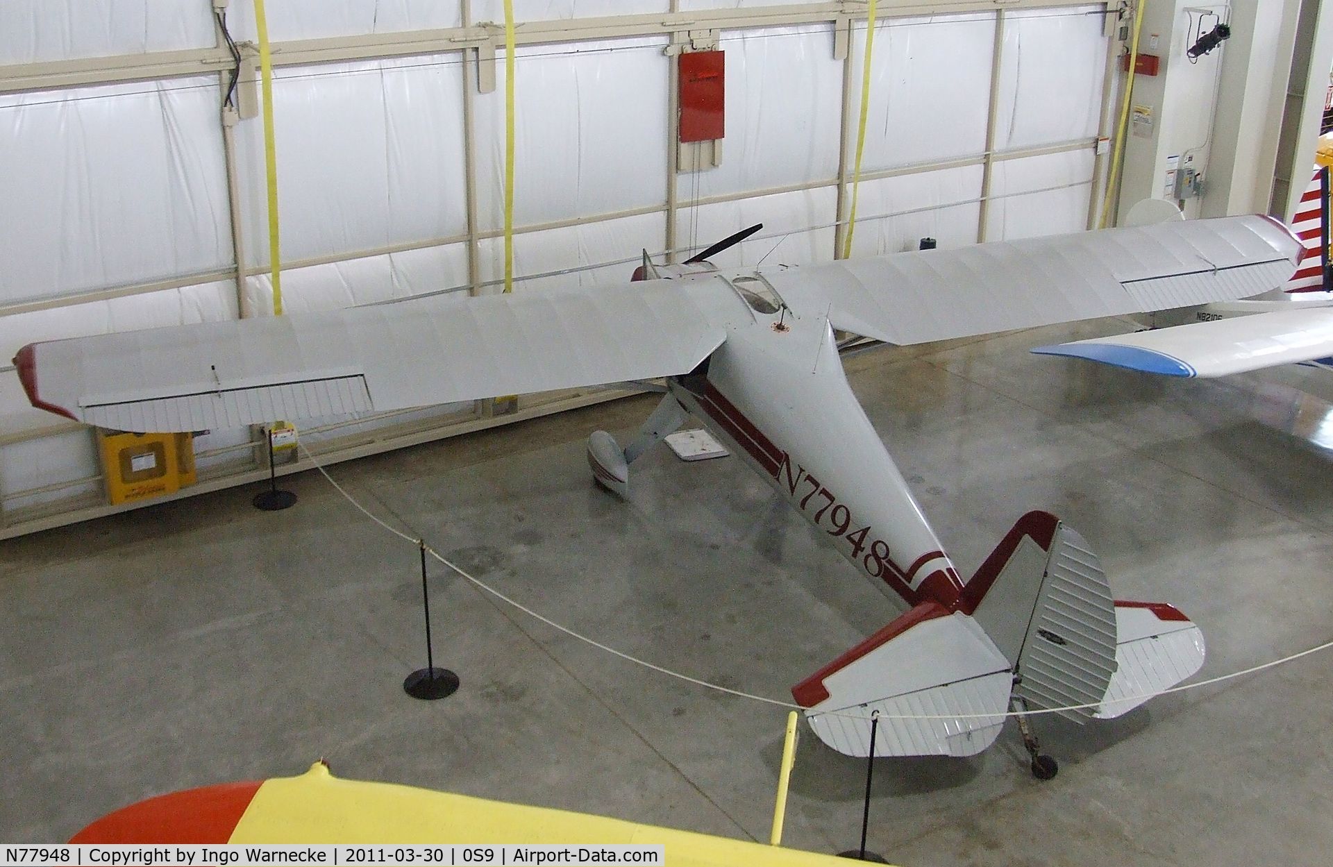 N77948, 1946 Luscombe 8A C/N 3675, Luscombe 8A at the Port Townsend Aero Museum, Port Townsend WA