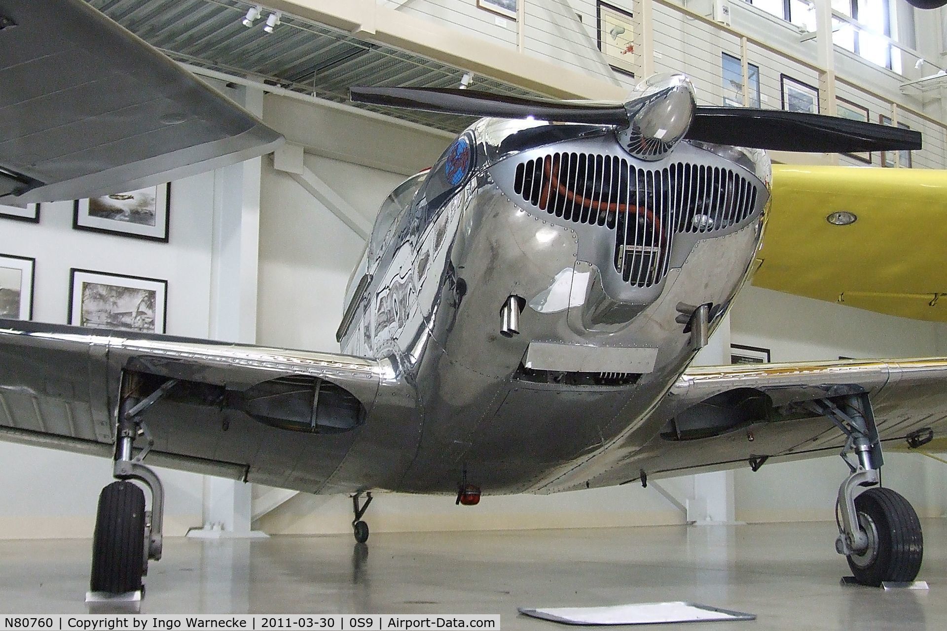 N80760, 1946 Globe GC-1A Swift C/N 163, Globe GC-1A Swift at the Port Townsend Aero Museum, Port Townsend WA