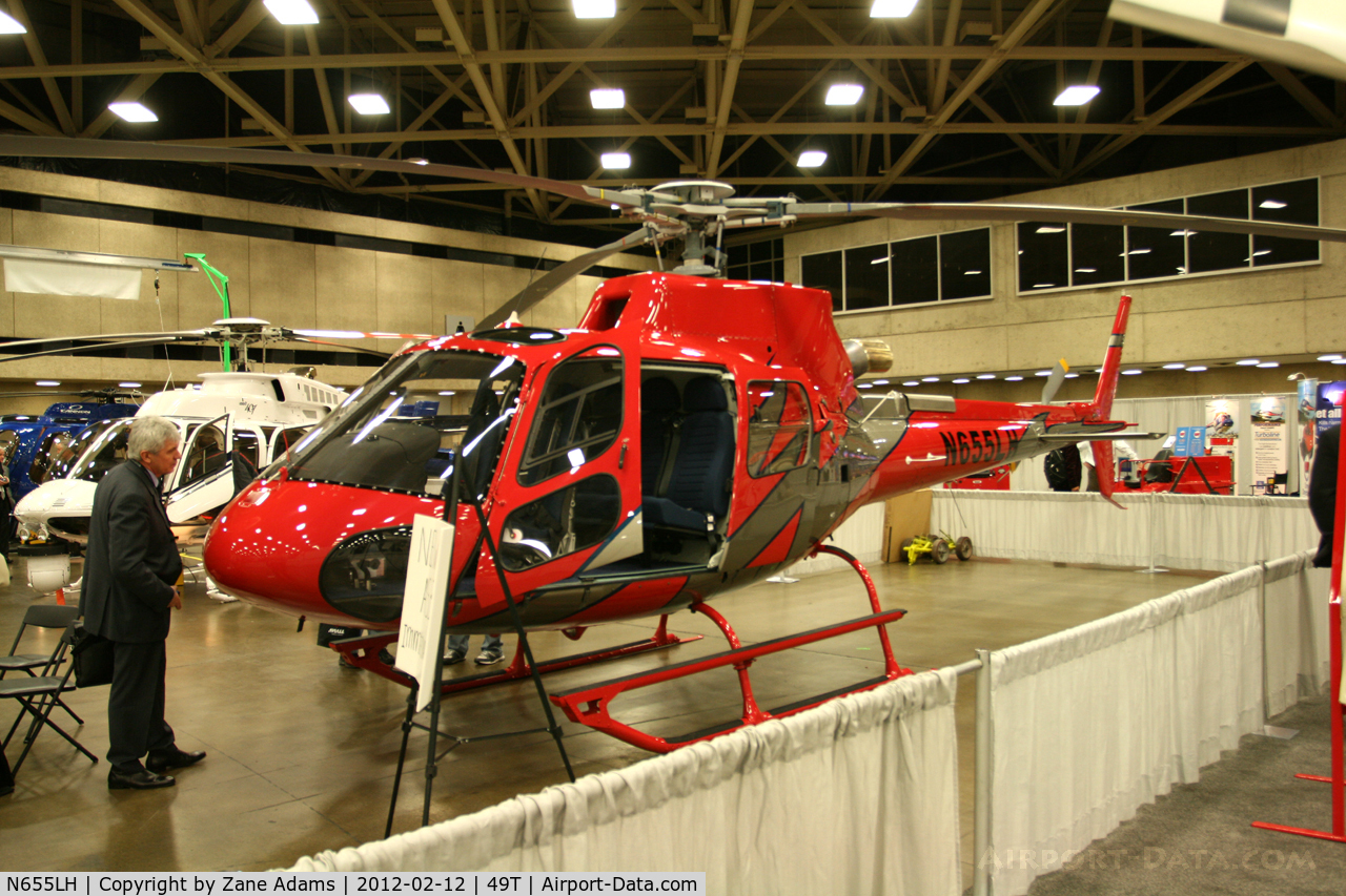 N655LH, Eurocopter AS-350B-3 Ecureuil Ecureuil C/N 7225, On display at Heli-Expo - 2012 - Dallas, Tx