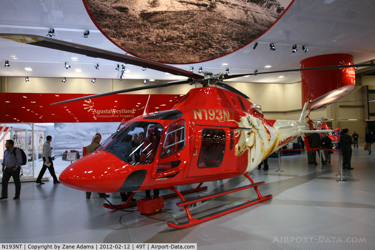 N193NT, 2011 Agusta A-119 Koala C/N 14780, On display at Heli-Expo - 2012 - Dallas, Tx