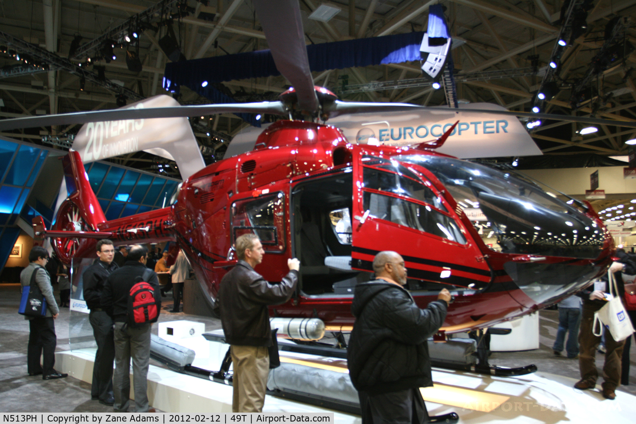 N513PH, 2009 Eurocopter EC-135T-2+ C/N 0849, On display at Heli-Expo - 2012 - Dallas, Tx