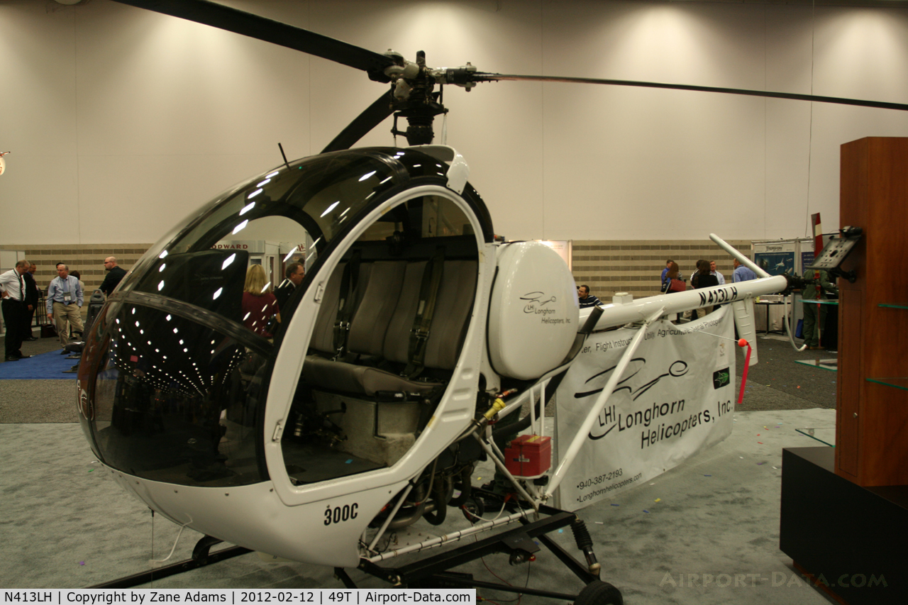 N413LH, Schweizer 269C C/N S1925, On display at Heli-Expo - 2012 - Dallas, Tx