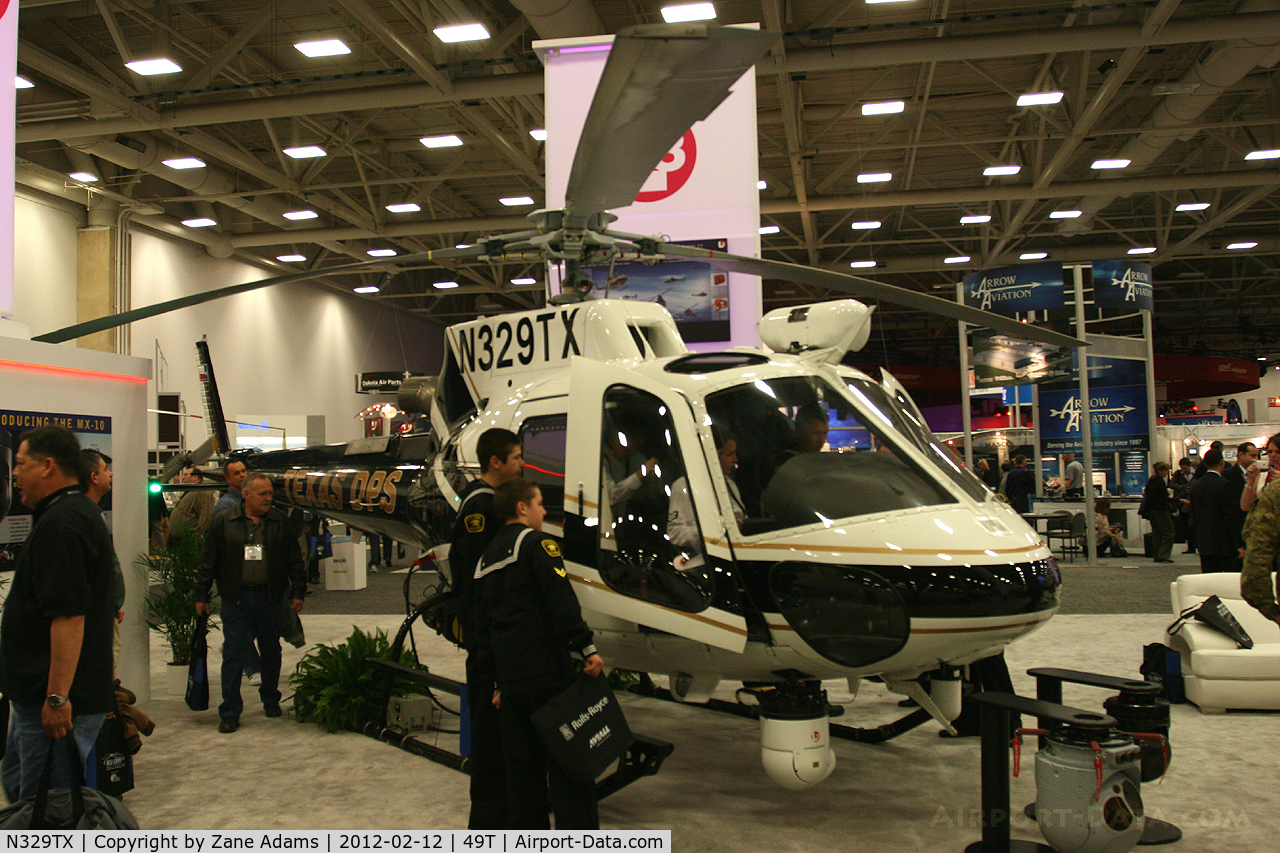 N329TX, Eurocopter AS-350B-3 Ecureuil Ecureuil C/N 4794, On display at Heli-Expo - 2012 - Dallas, Tx
