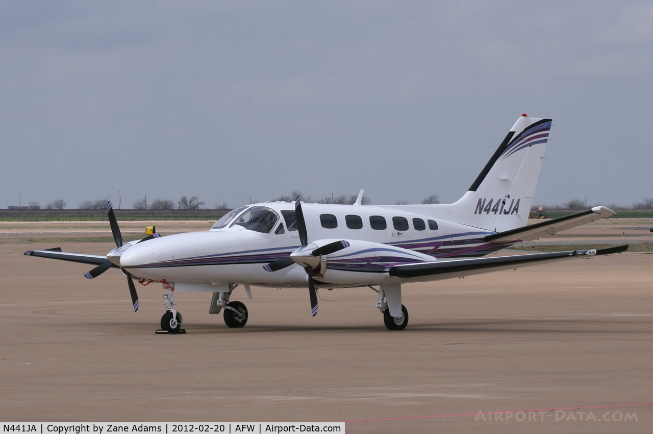 N441JA, 1980 Cessna 441 C/N 441-0137, At Alliance Airport - Fort Worth, TX
