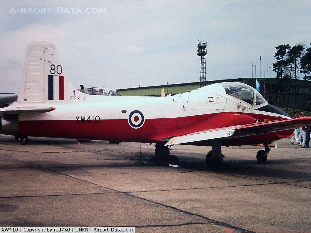 XW410, 1971 BAC 84 Jet Provost T.5A C/N EEP/JP/1032, Photograph by Edwin van Opstal with permission. Scanned from a color slide.