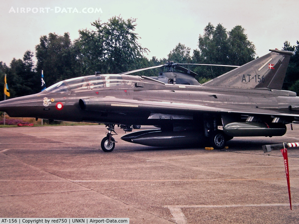 AT-156, 1972 Saab TF-35 Draken C/N 35-1156, Photograph by Edwin van Opstal with permission. Scanned from a color slide.