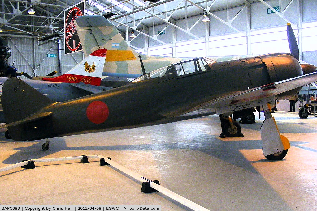 BAPC083, 1945 Kawasaki Ki-100 Type 5-1B C/N 16336, at the RAF Museum, Cosford