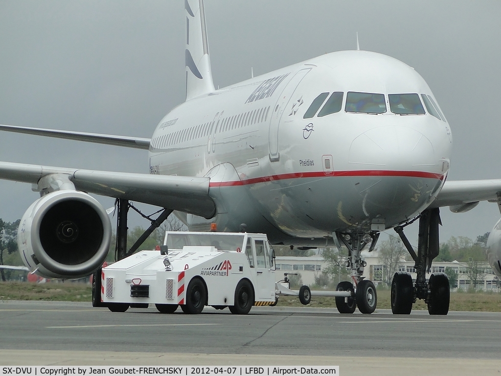 SX-DVU, 2009 Airbus A320-232 C/N 3753, A3 flight 6162 LCA/BOD/NTE/RHO
