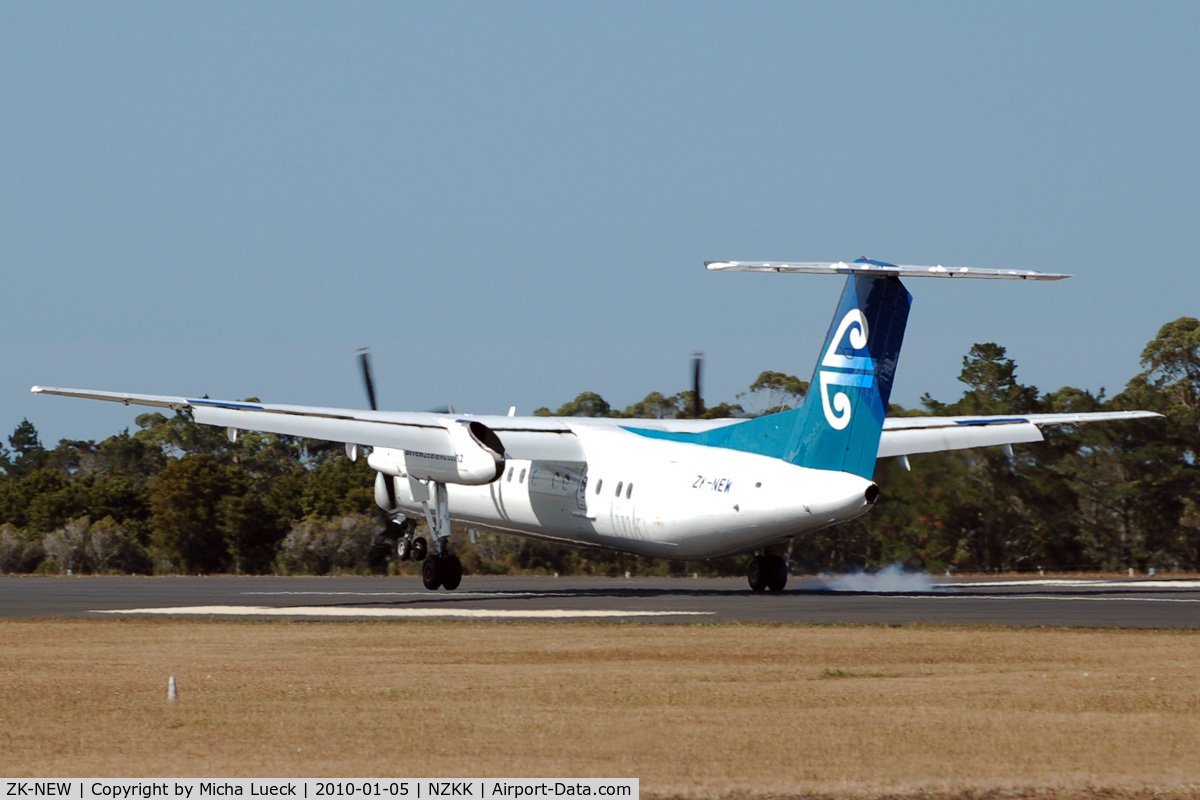 ZK-NEW, 2007 De Havilland Canada DHC-8-311Q Dash 8 C/N 648, At Kerikeri (Bay of Islands)