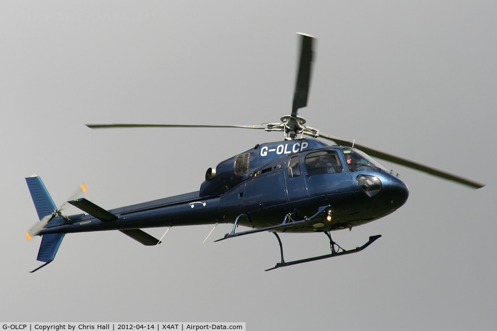G-OLCP, 1994 Eurocopter AS-355N Ecureuil 2 C/N 5580, Ferrying racegoers into Aintree for the 2012 Grand National