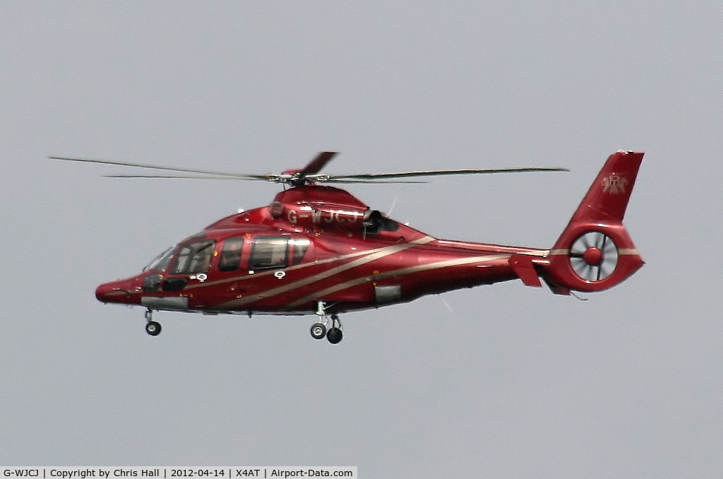 G-WJCJ, 2006 Eurocopter EC-155B-1 C/N 6748, Ferrying racegoers into Aintree for the 2012 Grand National