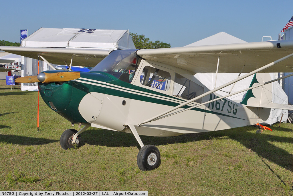 N67SG, 2006 American Champion 7EC C/N 1003-2006, Static Exhibit at 2012 Sun N Fun