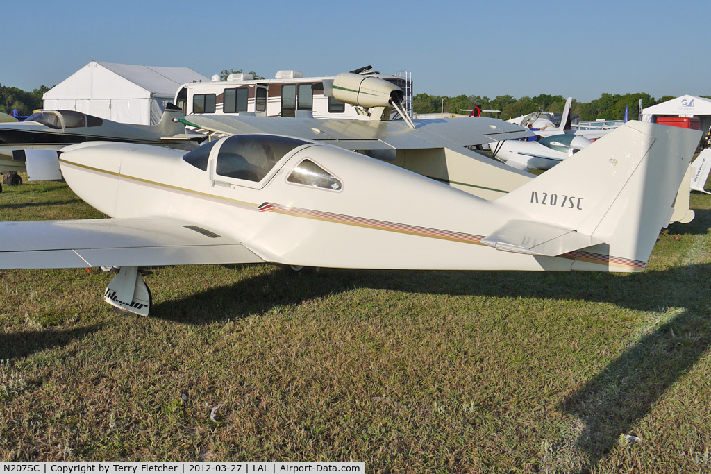 N207SC, 1985 Stoddard-Hamilton Glasair SH-2 C/N 207, Static Exhibit at 2012 Sun N Fun