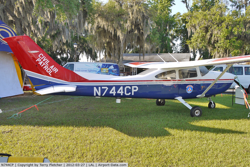 N744CP, 2006 Cessna 182T Skylane C/N 18281803, Static exhibit at 2012 Sun N Fun
