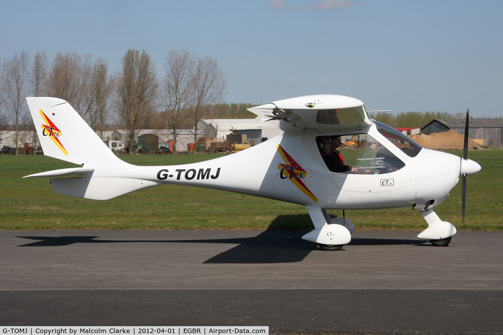 G-TOMJ, 2003 Flight Design CT2K C/N 7975, Flight Design CT2K, Breighton Airfield's 2012 April Fools Fly-In.