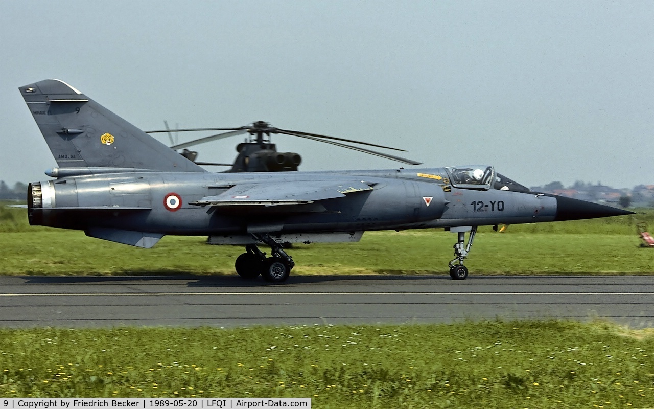9, Dassault Mirage F.1C C/N 9, taxying to the active