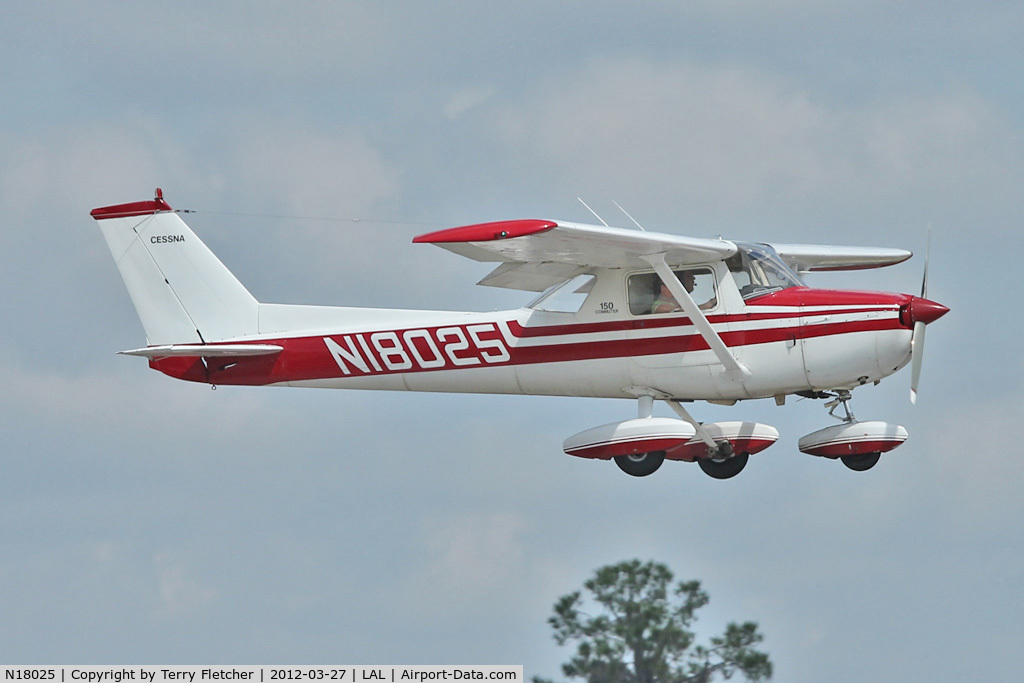 N18025, 1972 Cessna 150L C/N 15073741, 1972 Cessna 150L, c/n: 15073741 at 2012 Sun N Fun