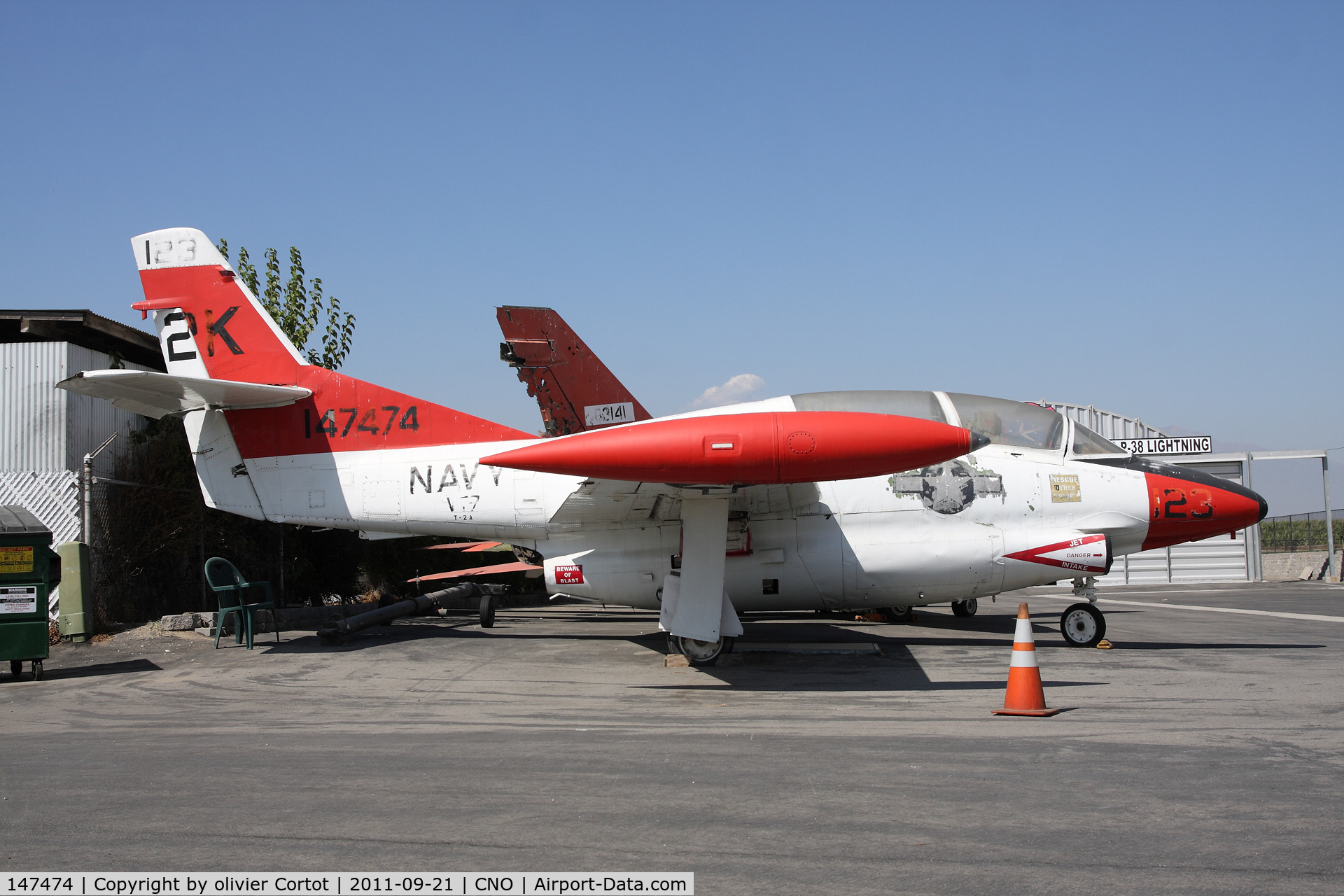 147474, North American T-2A Buckeye C/N 253-65, Chino museum