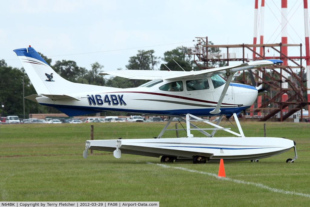 N64BK, 1972 Cessna 182P Skylane C/N 18261353, at 2012 Sun N Fun Splash-In at Lake Agnes