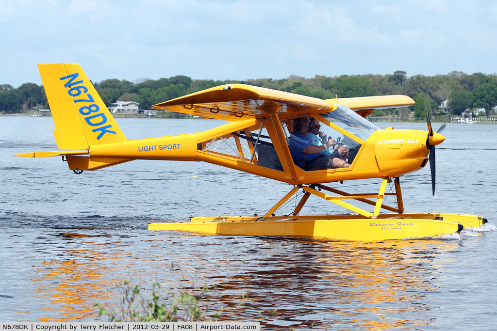 N678DK, Aeroprakt A-22LS Valor C/N 049, at 2012 Sun N Fun Splash-In at Lake Agnes